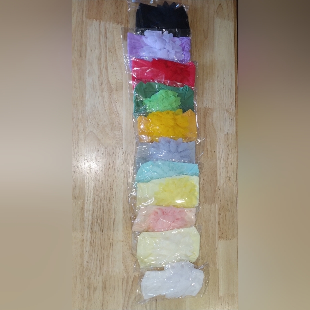 AYCHLG Baby Girls Nylon Headbands.